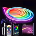 thumbnail image 2 of LED with Neon with Rainbow Effect, Waterproof IP65 LED Strip 213 Color Effects 3M Controlled by APP, 2 of 5