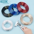 thumbnail image 2 of 984 Feet 20 Gauge Silver Aluminum Wire Bendable Metal Sculpting Wire for Beading Jewelry Making Garden Supply Silver 500gs, 2 of 9