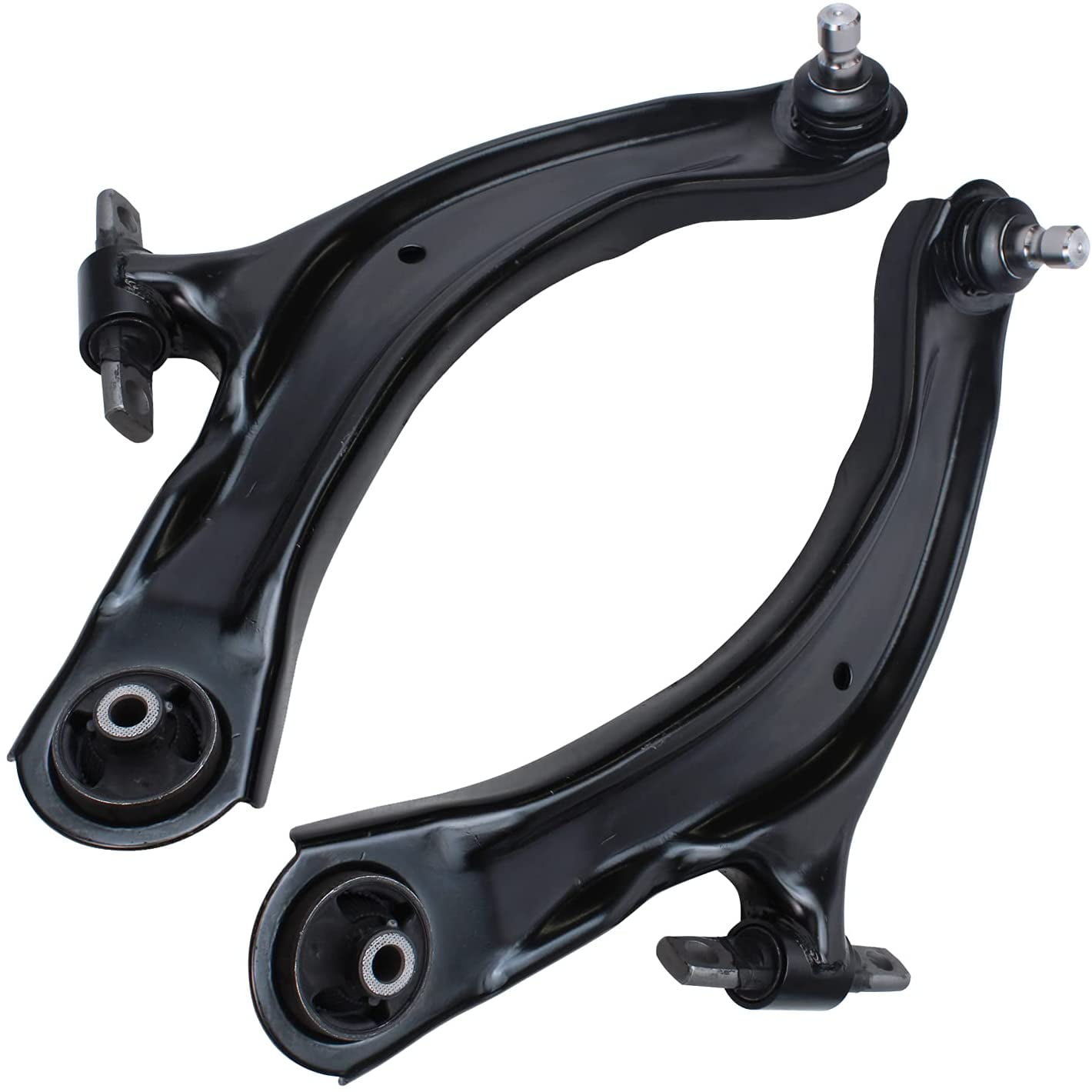 Detroit Axle - Front End 10pc Suspension Kit for 2008-2013 Nissan Rogue 2014 2015 Rogue Select 2 Front Lower Control Arms 2 Sway Bars 4 Inner Outer Tie Rods 2009 2010 2011 2012 Replacement 2 Boots