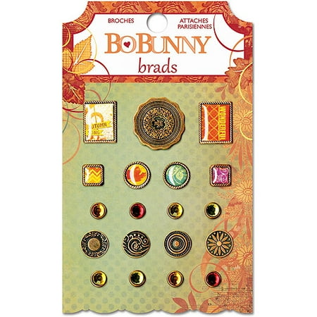 Autumn Song Brads 19/pkg-