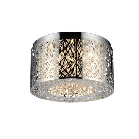Nulco Chrome Chandelier - Rubens 5-light Chrome Chandelier
