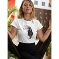 thumbnail image 2 of Cute Beagle Grunge Sketch T-Shirt Women -Image by Shutterstock, Female Medium, 2 of 4