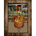 thumbnail image 5 of Mobile Merchandisers Small Floor Display with 1 Round Willow Basket, 19 x 26 x 17 inch, 5 of 9