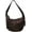 Coffee, variant on Women Stylish Dumpling Bag Multi-pockets Leopard Print Fashion Shoulder Bag Large Capacity Daily Messenger Bag Adjus