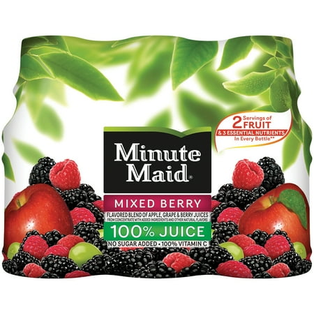 Minute Maid Mixed Berry Juice Drink, 10 fl oz, 6 pack