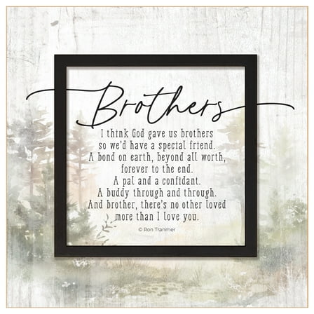 DEXSA Brothers Wood Plaque - 6" x 6 1/8"