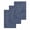 Navy, Indigo, Denim, variant on Light Blue Kitchen Dish Towels for Drying Dishes Set of 2, Farmhouse Vintage Blue Solid Color Modern Waffle Weave Microfiber Hand Tea Bathroom Towels Quick Dry & Absorbent Towel 12x12