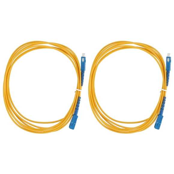 Fiber Optic Patch Cable, Simple Installation Plug in Lock Repeatable Ceramic Material Fiber Optic Cable for Machine Room