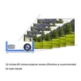 Jungdeepe 2024 New Smart Projector Outdoor Movie Projector Home Movie