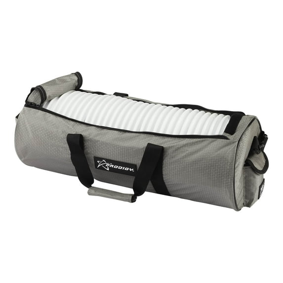 Prodigy Disc Golf Practice Bag V2 | Lightweight Disc Golf Storage | Stores 40+ Discs | Great for Fieldwork | Essential Disc Golf Accessories for Men | Fieldwork Disc Golf Equipment (Gray)