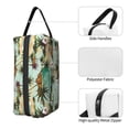 thumbnail image 3 of Goofa Colorful Hawaii Palms Printed Toiletry Bag with Handle,Large Capacity Travel Makeup Cosmetic Bag for Women, Carry on Airport Airline Compliant Bag, 3 of 9