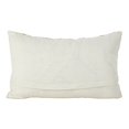 thumbnail image 2 of SARO LIFESTYLE Distressed Metallic Foil Design Cotton Down Filled Throw Pillow, 14" x 22", Gold, 2 of 3
