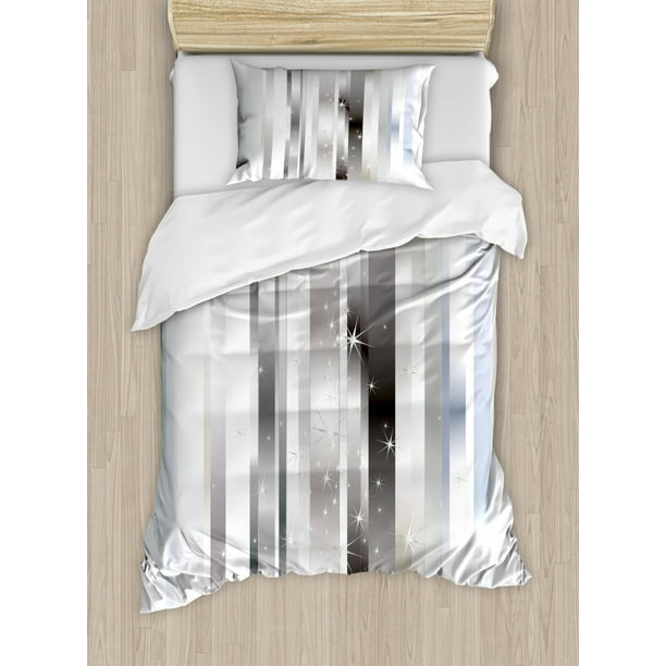Stripes Duvet Cover Set Modern Composition With Vertical Color Bands And Vibrant Star Figures Decorative Bedding Pillow Shams Gray Black Pale Blue By Ambesonne Com - Pale Blue Candy Stripe Bedding Stripes Duvet Cover Set Modern Composition With Vertical Color Bands And Vibrant Star Figures Decorative Bedding Pillow Shams Gray Black Pale Blue By Ambesonne Com - Pale Blue Candy Stripe Bedding