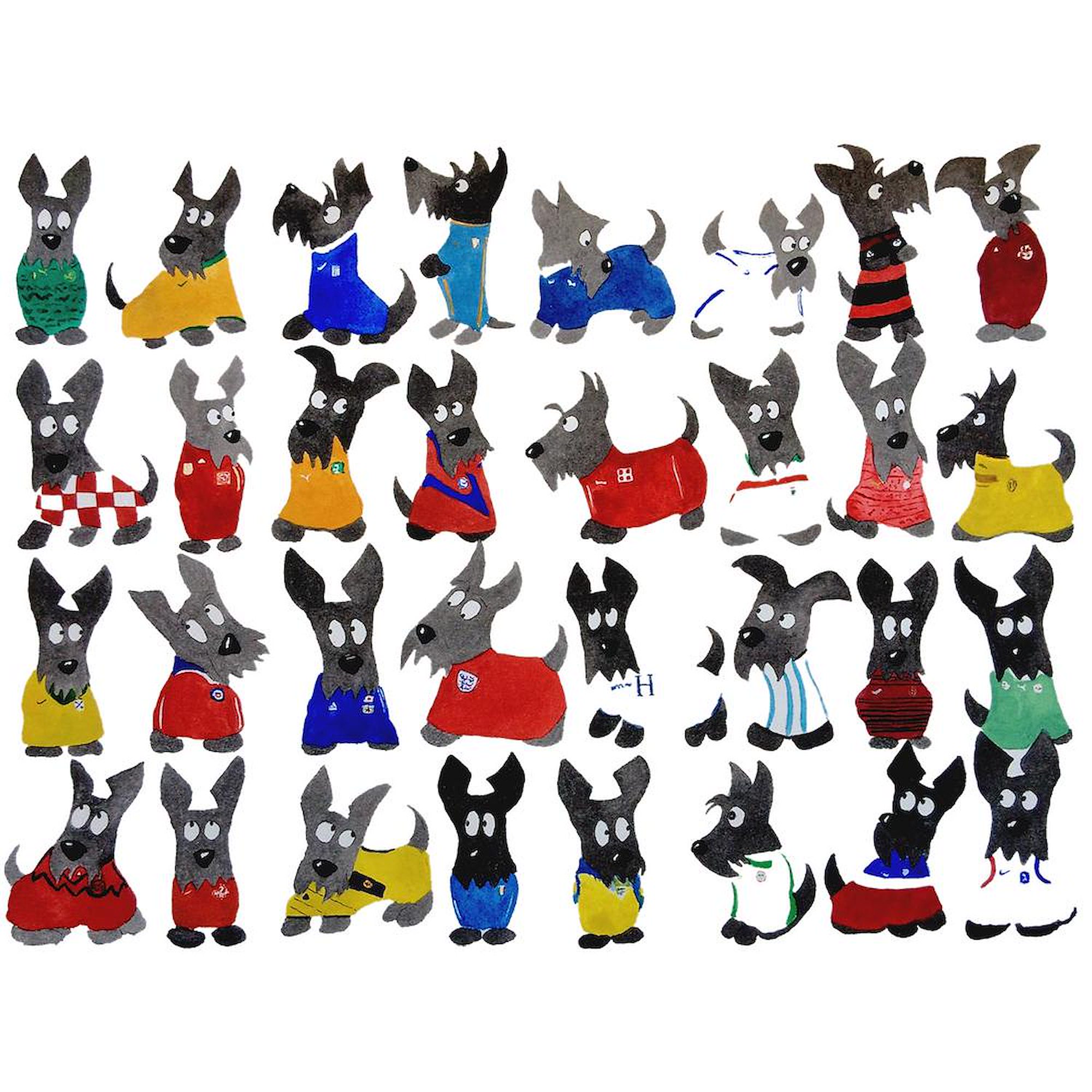 CafePress - Scottie Dog 'World Cup' Throw Blanket - Soft Fleece Throw Blanket, 50"x60" for All Ages
