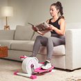 thumbnail image 3 of Sunny Health & Fitness Pink Under Desk Elliptical Machine - P2030, 3 of 9