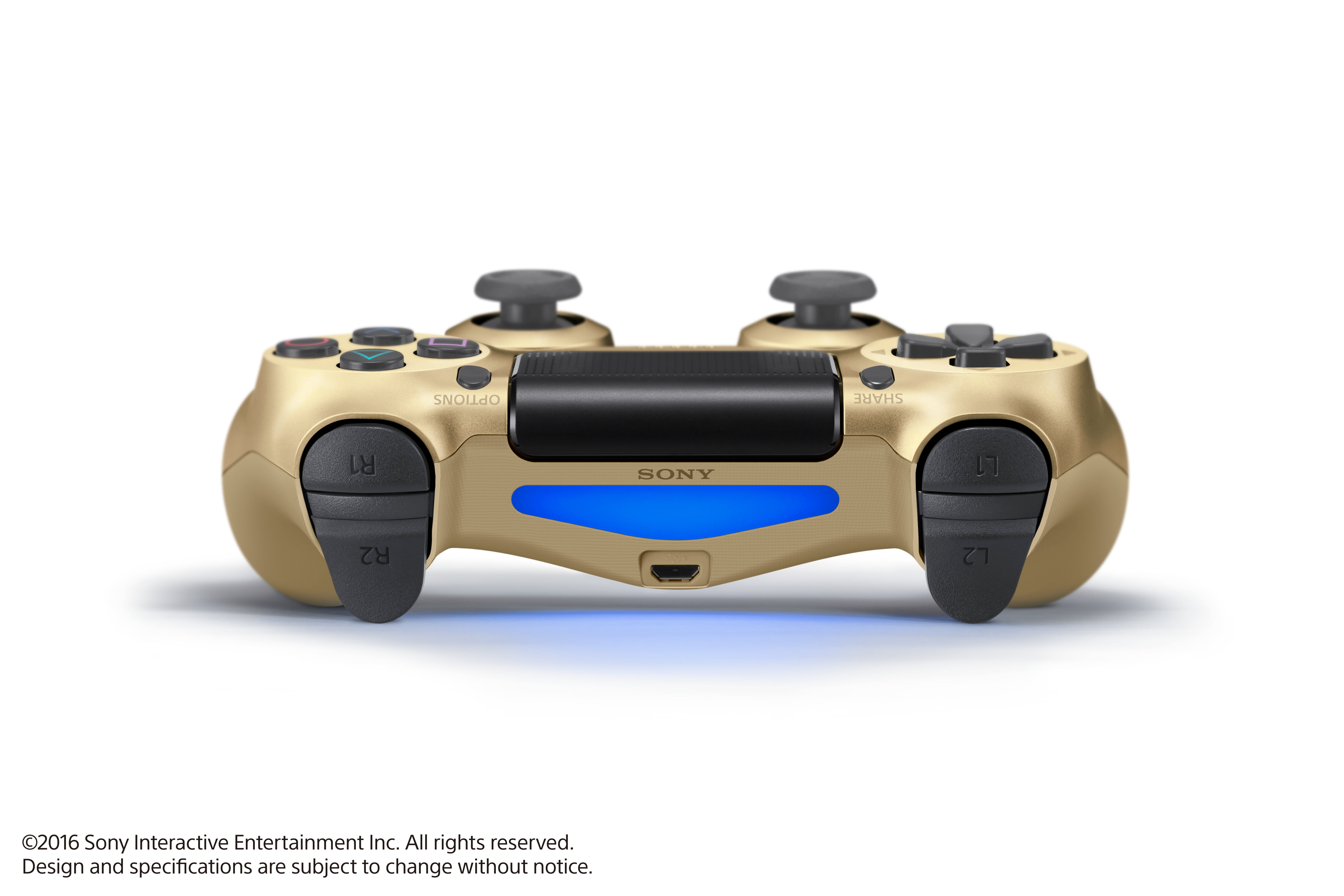 Sony Playstation 4 Dualshock 4 Controller Gold Walmart Com Walmart Com