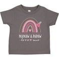 thumbnail image 3 of Inktastic Mamaw and Papaw Love Me Rainbow Girls Toddler T-Shirt, 3 of 5