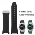 thumbnail image 2 of Correa de reloj de goma de silicona para reloj deportivo Ferra-ga-mo Three-eye F80 Correa F-80 Pulsera de acero fino con muesca para hombre Herramientas de entrega, 2 of 5