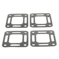 thumbnail image 2 of NS Full Flow Elbow Manifold Riser Gasket Graphite Composite Board Gray for Marine GM V-6 & V-8 4.3L 5.0L 5.7L 6.2L 7.4L 8.2L, 2 of 10