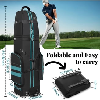 OGIO Savage Padded Zippered Golf Bag Travel Cover Bag w/ Wheels
