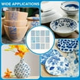 thumbnail image 5 of 1set 12 Sheets 12 styles Paper Ceramic Decals Pottery Ceramics Clay Transfer Paper Underglaze Flower Paper Blue and White Porcelain style Mixed Shapes 525~530x380x0.05~0.1mm 1 sheet/style, 5 of 5