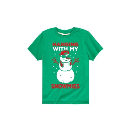 

Instant Message - Hanging With My Snowmies - Toddler Short Sleeve Tee