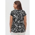 thumbnail image 2 of Ellos Plus Size Twisted V-Neck Tee, 2 of 4