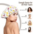 thumbnail image 6 of Tropical Fruit Silk Bonnet for Sleeping Women Men, Adjustable Elastic Satin Bonnet Bonnet for Sleeping, Soft Similar Silk Curly Cuteness Hair Bonnet for Sleeping, 6 of 7