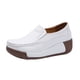 thumbnail image 2 of Zapatos casuales para mujer, ropa de calle, suela gruesa, tacones gruesos, zapatillas de mujer para el trabajo blanco, 2 of 9