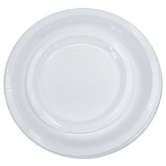 Creative Converting 28000011 7 in. White Plastic Plate- 20 Count