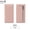Pink, variant on New RFID anti-scan women's wallet, PU solid color ultra-thin credit card holder with zipper and clasp, long wallet