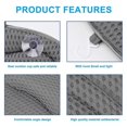 thumbnail image 5 of 4D Spa Bath Pillow with Suction Cups, Chemical Fiber Luxury Head Restraint for Bathtub and Spa, Easy to Clean, 5 of 5