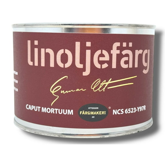 Ottosson - Swedish Linseed Oil Paint - ( Caput Mortuum .5 Liter )