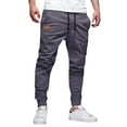 thumbnail image 2 of Men Plus Size Casual Pants Fashion Casual Full Length Pants Men's Lightweight Joggers Pants Trousers Men's Hiking Pants Cargo Pants Mens Pants Trousers Overall Streetwear, 2 of 5