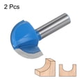 thumbnail image 3 of Uxcell 2packs Router Bit Core Box 1/2 Shank 1-5/8 Inch Cutting Dia. 2 Flutes Carbide Cutter, 3 of 5