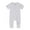 Gray, variant on Lilgiuy Baby Boy Girl Solid Color Romper Casual Short Sleeve Zipper One Piece Jumpsuit Footless Outfit Newborn Summer Clothes Birthday Gift(Gray,18-24 Months)