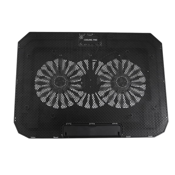 Adjustable Laptop Cooling Stand with Quiet Fans, Phone Holder & Metal Design for Enhanced