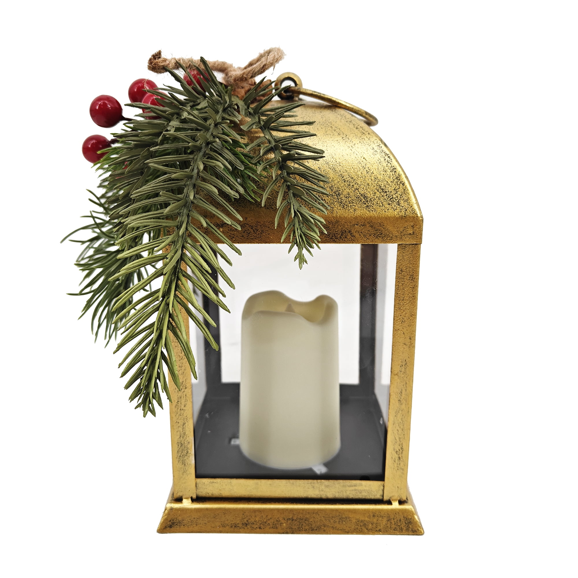 Holiday Time GT LED Gold Lantern