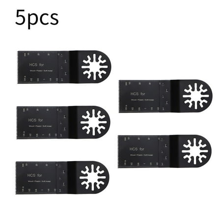 

BCLONG 5PCS 1-3 / 8inch Oscillating Multi Tool Saw Cutters for Wood Soft Metal Cutting