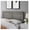Gray, variant on MOD-6221-WAL Archie Full Wood Headboard, Walnut
