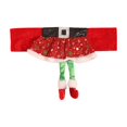 thumbnail image 2 of Fajas Para Sillas Navideñas, Funda Trasera Elástica Para Sillas, Decoración Navideña Para Hoteles Y Vacaciones, Falda Para Niñas falda de niña mayimx Cubierta del respaldo del asiento, 2 of 9