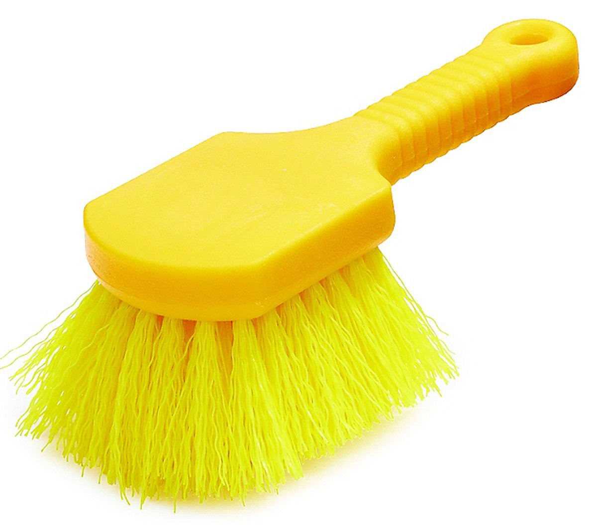 Rubbermaid Commercial 9B29 Pot Scrubber Brush, 8 Plastic Handle, Gray Handle w/Yellow Bristles - image 2 of 3