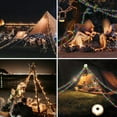 thumbnail image 3 of 4-In-1 Camping String Lights 8 Modes Portable Usb Rechargeable Waterproof Led Camping Atmosphere Light green+Warm light Mingyqi, 3 of 8