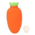 thumbnail image 2 of Bolsa de agua caliente con forma de zanahoria, bolsa de agua caliente con botella de agua caliente de zanahoria, bolsa de agua caliente de silicona, los mejores materiales, 2 of 8