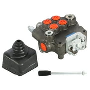 Handdo 21GPM 2 Spool Hydraulic Directional Control Valve W/Joystick For Tractor Loader