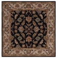 thumbnail image 2 of Safavieh Heritage Valery Oriental Wool Area Rug, Black/Beige, 4' x 4' Square, 2 of 12