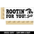 thumbnail image 2 of Rootin' For You Radish Teacher Student School Self-Inking Rubber Stamp Ink Stamper - Black Ink - Small 1-1/2 Inch, 2 of 7