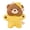 Bear, variant on Good Night Series Ornament, 7.09in Elephant Decorative Figurine, Soft Plush Texture Character for Shelf Home Decor