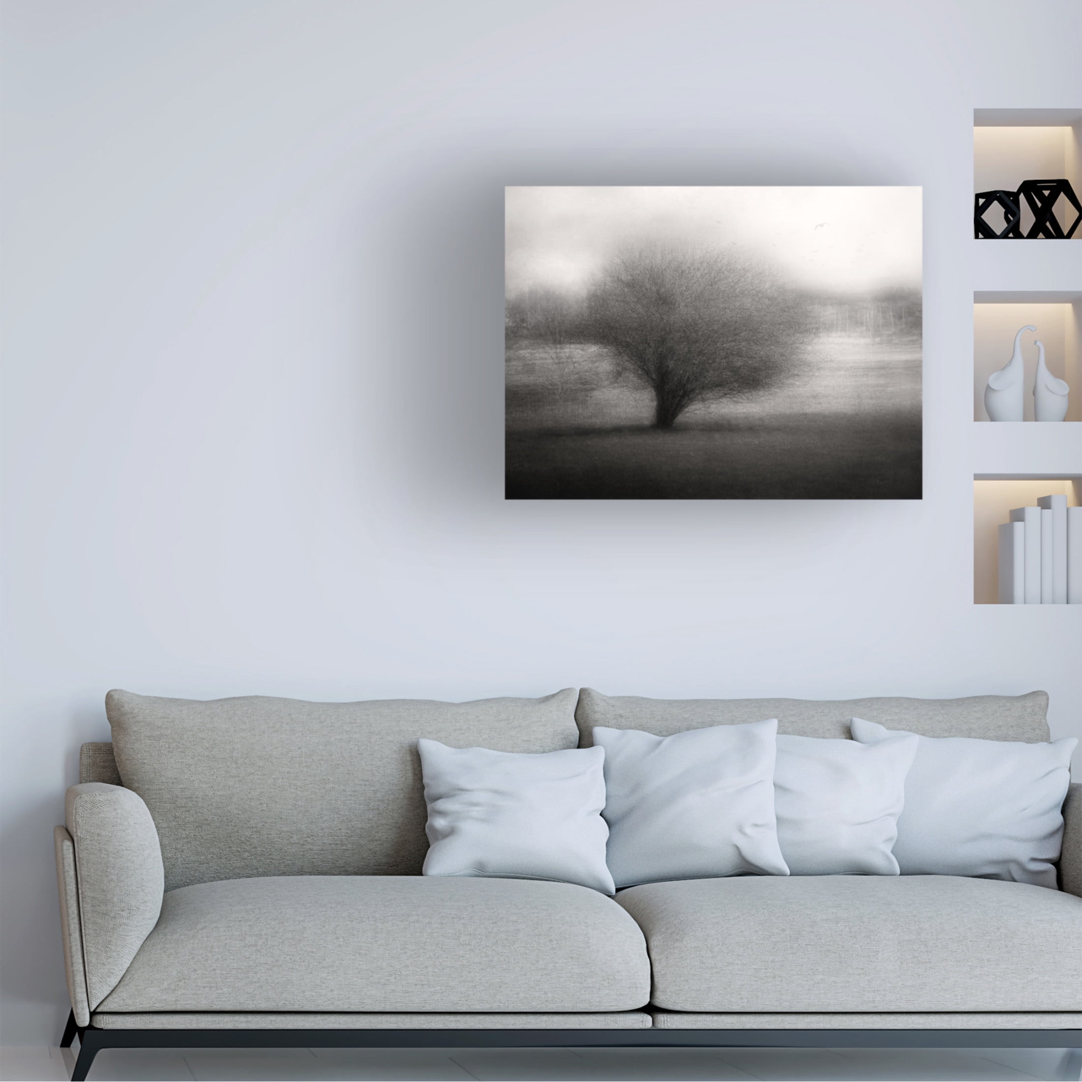 Canvas Wall Art - Delphine Devos 'On The Meadow' Wall Art for Living Room, Bedroom, or Office Décor by Trademark Fine Art - 24 x 18 Inches