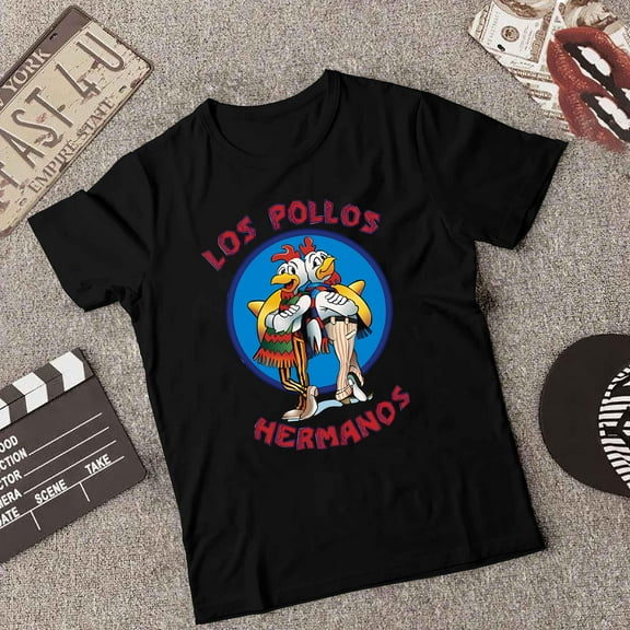 Los Pollos Hermanos Breaking Bad Fan Themed Graphic T-Shirt unisex up to 5XL